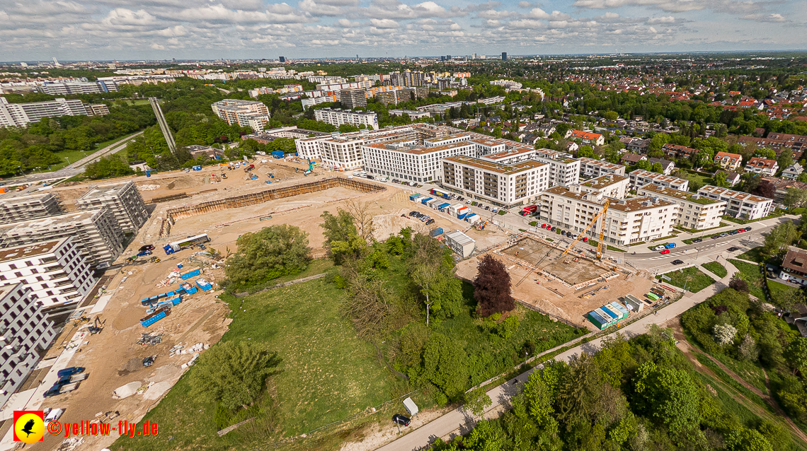 17.05.2023 - Baustelle Alexisquartier und Pandion Verde in Neuperlach
